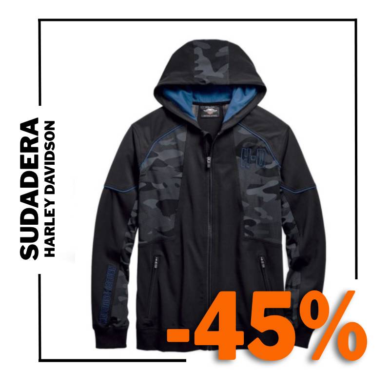 Chaqueta Harley Davidson California para hombre-negra